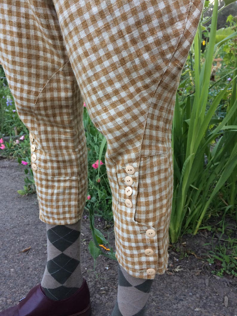 Equestrian Croquet Aviatrix Attire Jodhpurs Knickers Breeches 1920s Pants 20s Vintage Men/'s  Women/'s Jazz Age Lawn Party