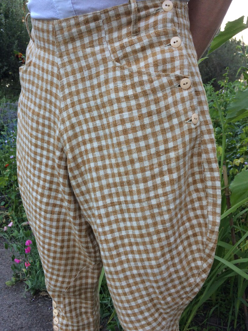 Equestrian Croquet Aviatrix Attire Jodhpurs Knickers Breeches 1920s Pants 20s Vintage Men/'s Women/'s Jazz Age Lawn Party