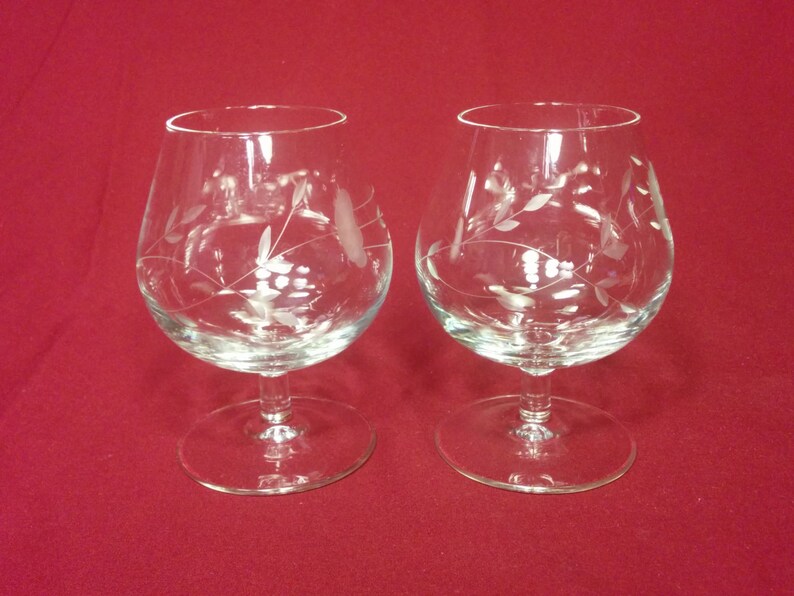 Princess House Heritage Brandy Snifters 41/2 Set of Etsy