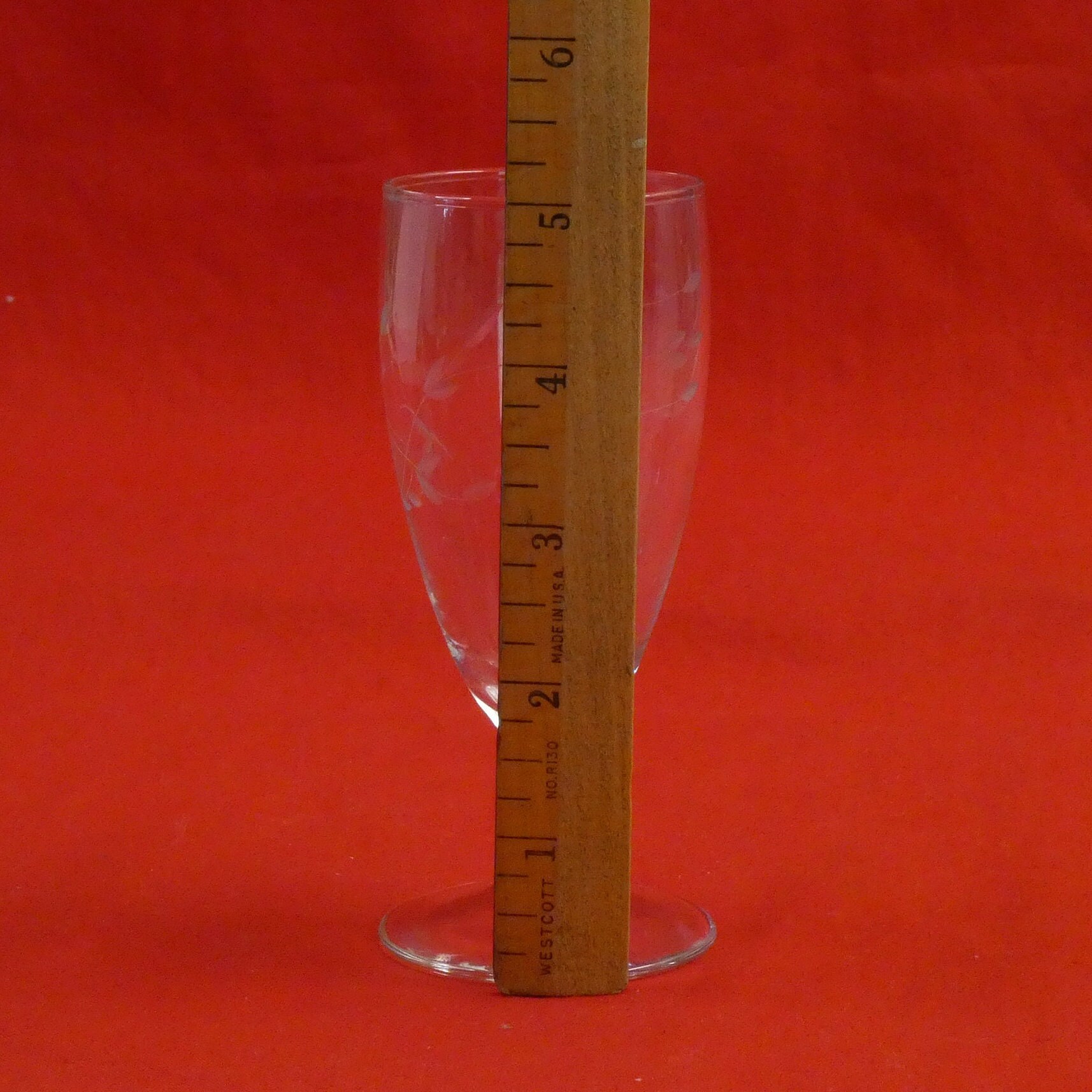 Princess House, Heritage, Stemmed Juice Glasses, Tall Etsy