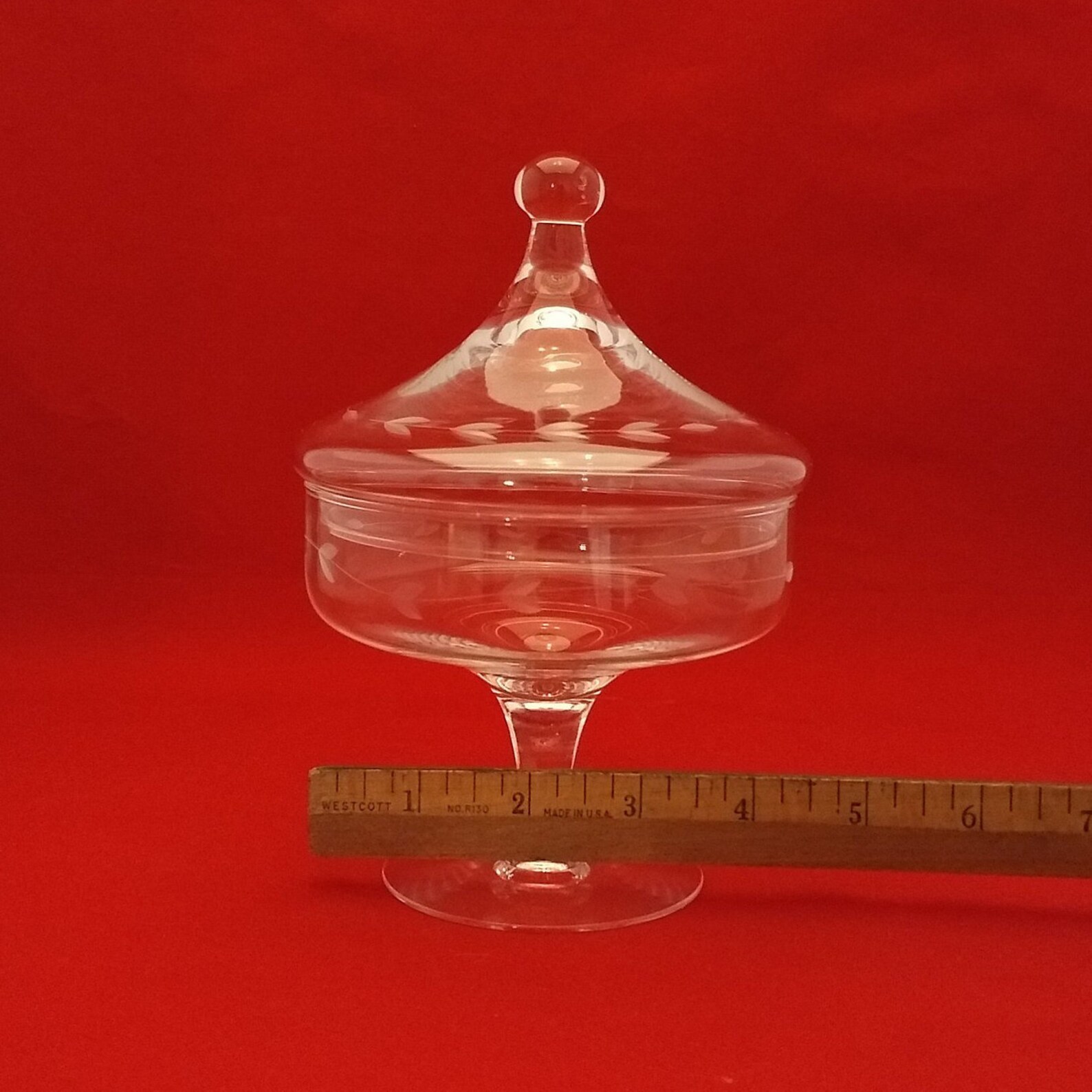 Princess House Heritage Candy Dish with Lid Etsy