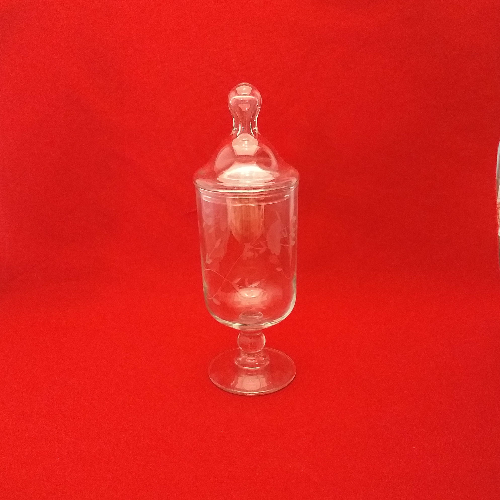 Princess House Heritage Footed Candy Dish with Lid Etsy