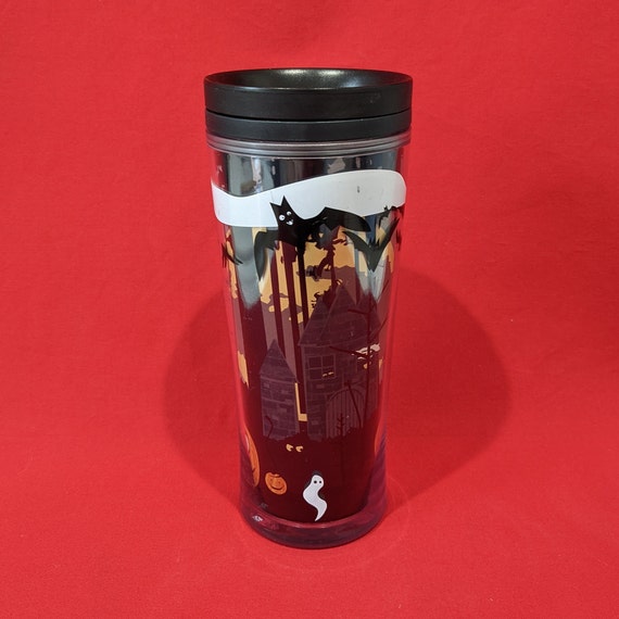 Starbucks Halloween Travel Mug With Lid 12oz Tall Etsy
