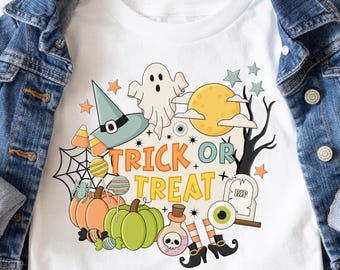 Jongens Trick or Treat Halloween-collage png, jongens halloween png, kinderen halloween png, trending herfst png, nogal spookachtig schattig png