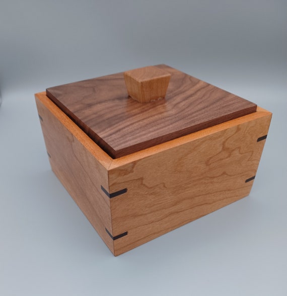 Custom Lift Top Box Handmade Keepsake Memory or Treasure Box Etsy