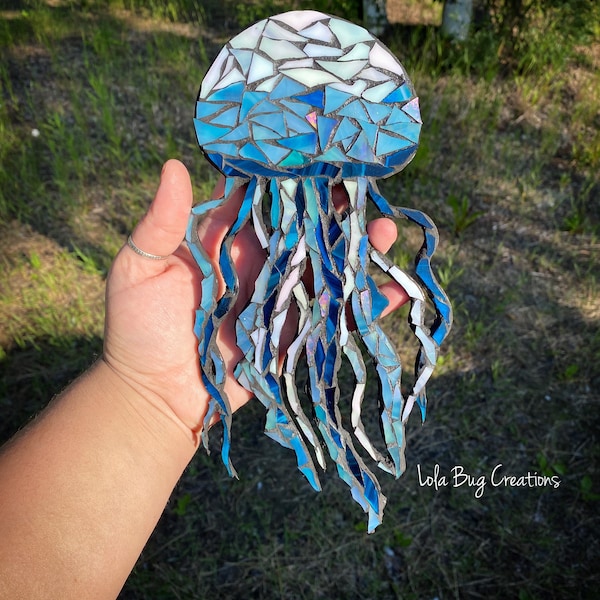 Mosaic Jellyfish Etsy
