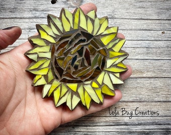 Sunflower glass Mosaic