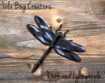 Dragonfly magnet glass mosaic