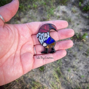 Mini gnome Glass Mosaic Magnet