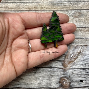 Mini Tree  -Glass Mosaic Magnet