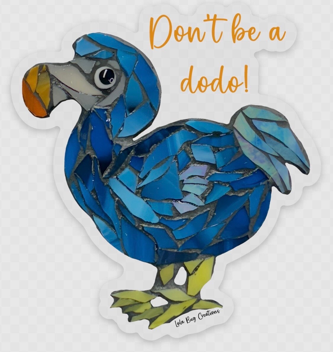Color Dodo Sticker Dodo Bird Silly Vinyl Sticker - Etsy