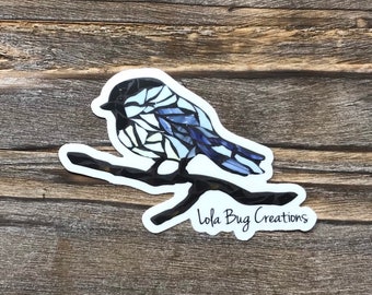 Chickadee vinyl sticker