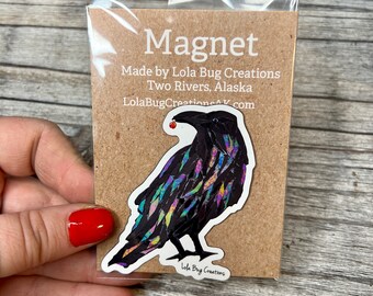 Studious Raven magnet
