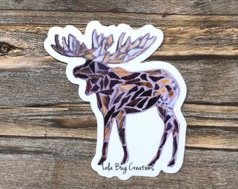 Moose vinyl sticker