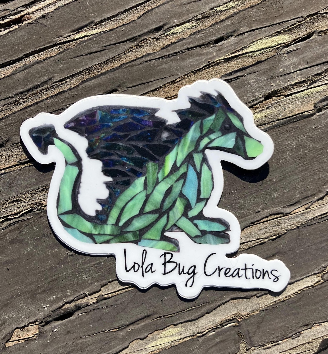 Dragon Vinyl Sticker - Etsy