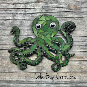 Octopus glass Mosaic