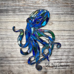 Octopus glass Mosaic