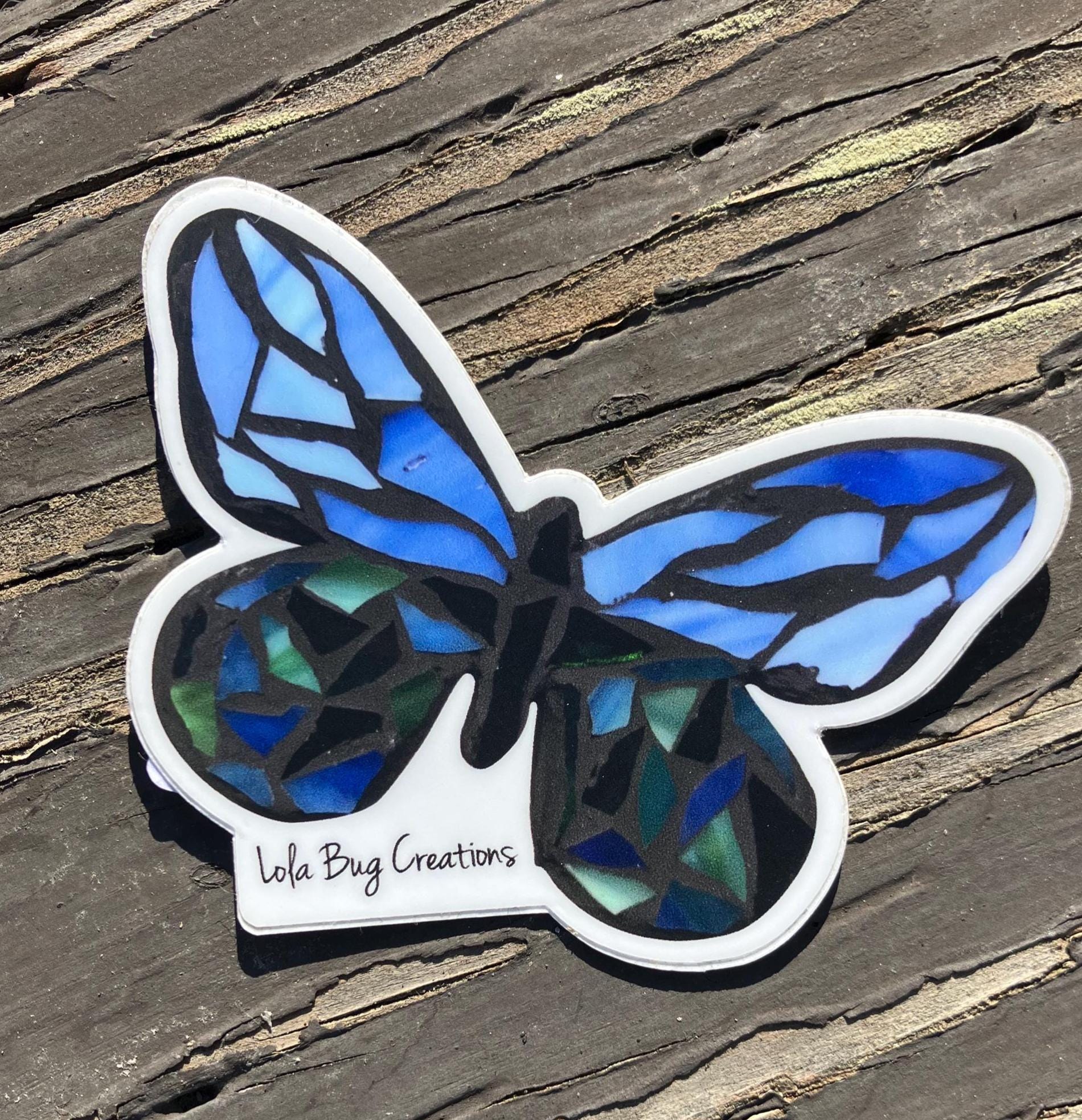 Butterfly Vinyl Sticker - Etsy
