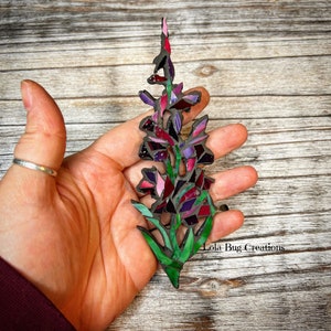 Fireweed Flower glass Mosaic
