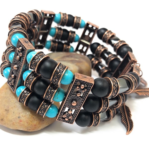 Southwestern Bracelet, Native American Inspired Bracelet, Men’s Bracelet, Tribal Bracelet