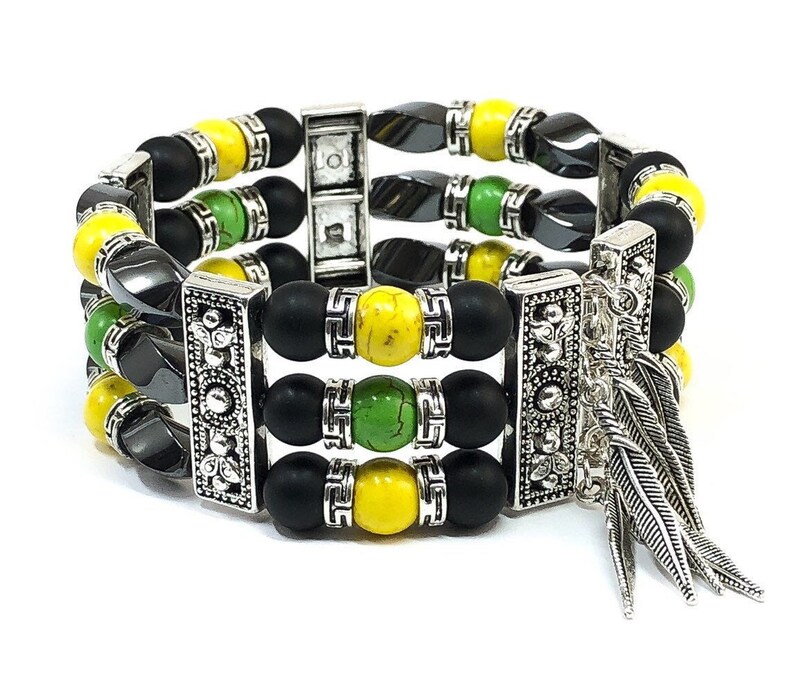 Jamaican Bracelet Cuff Bracelets for Men Women Jamaican Etsy