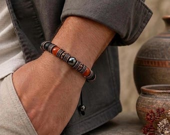 Adjustable Macrame Bracelets | Southwestern Inspired Jewelry | Native American Inspired Bracelet