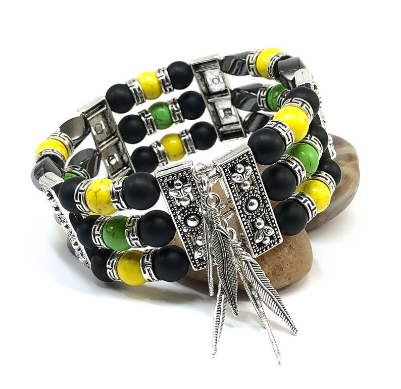 Jamaican Bracelet Cuff Bracelets for Men Women Jamaican Etsy