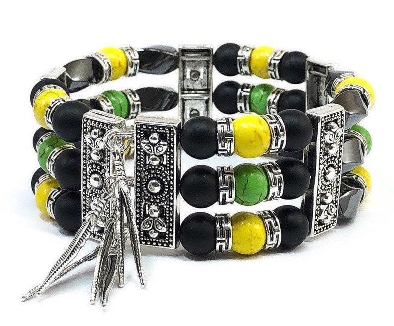 Jamaican Bracelet Cuff Bracelets for Men Women Jamaican Etsy