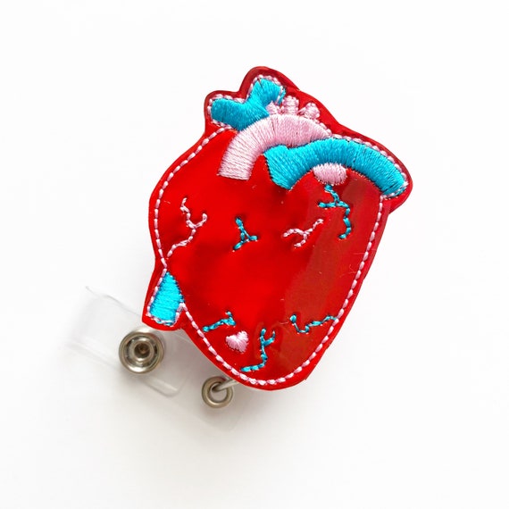 Badge Reel Nurse Heart | Badge Reel Medical | Badge Reel Cardiac Il_570xn