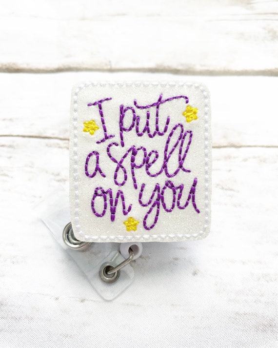 Halloween Badge Reel - Nurse Badge Reel - Fall Badge Reel - Pediatric Badge Reel - Nurse Badge Holder - Felt Badge Reel Il_570xn