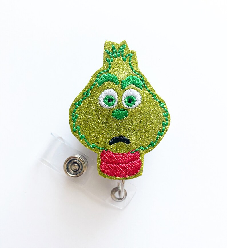 Christmas Nurse Badge Reel Christmas Tree Glitter Badge Reel Holiday Badge Reel Winter Badge Reel Christmas Badge Reel