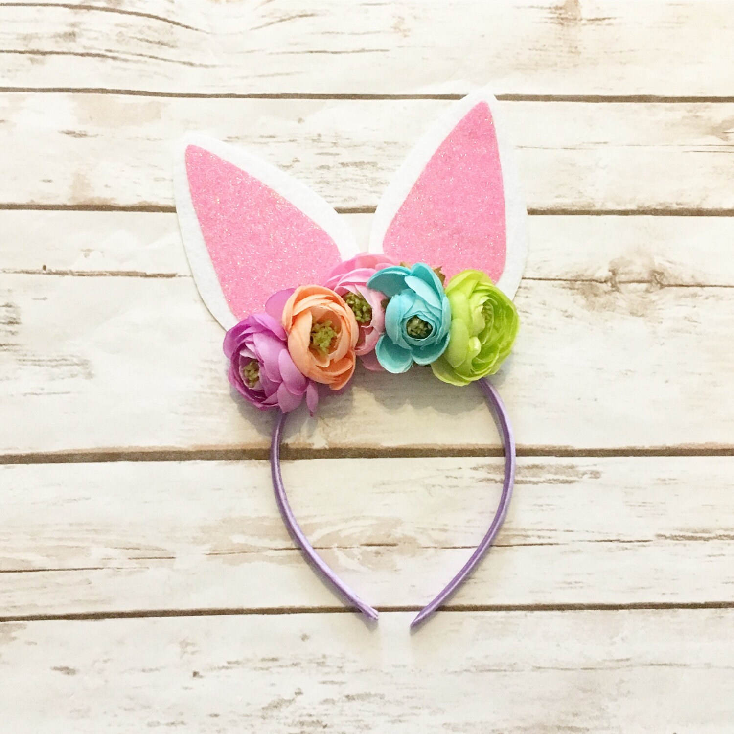 Bunny Ears Headband, Bunny Headband, Easter Baby Headband