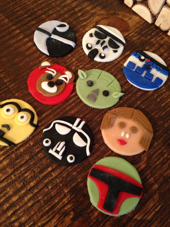 star wars edible cupcake toppers