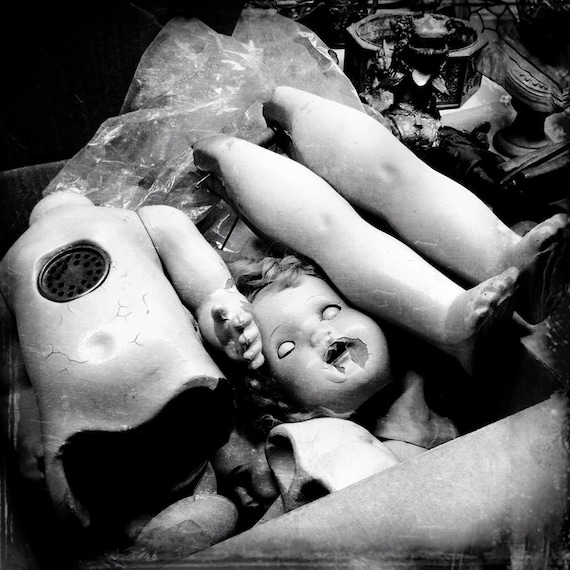 creepy doll parts
