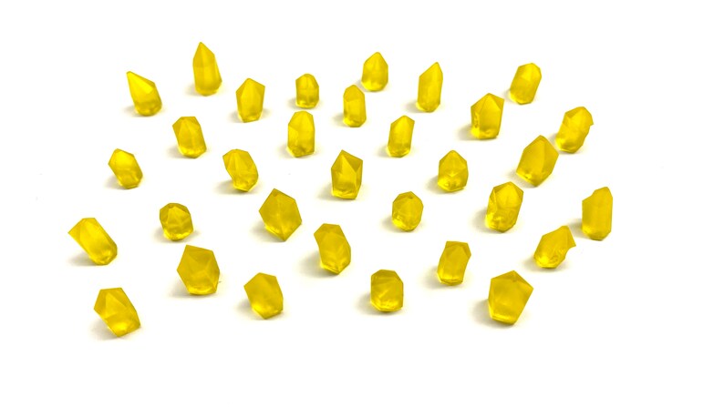 x32 Custom Made Parts Warhammer 40K Necron Yellow Crystals
