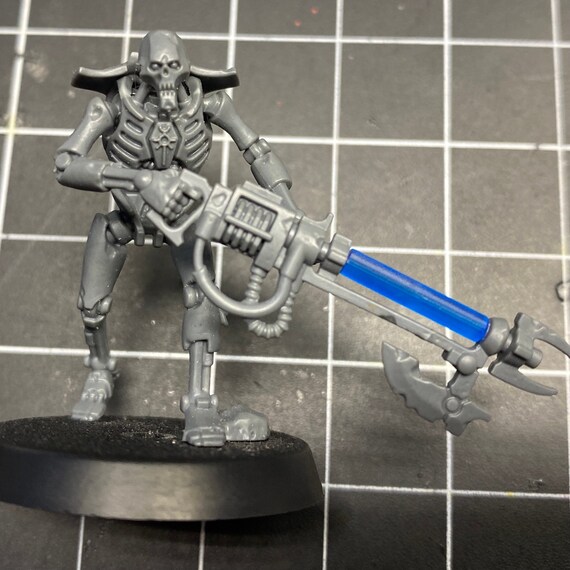 Gauss Reapers Warhammer 40K 9th Ed Necron Warrior Rods BlueGreen x10