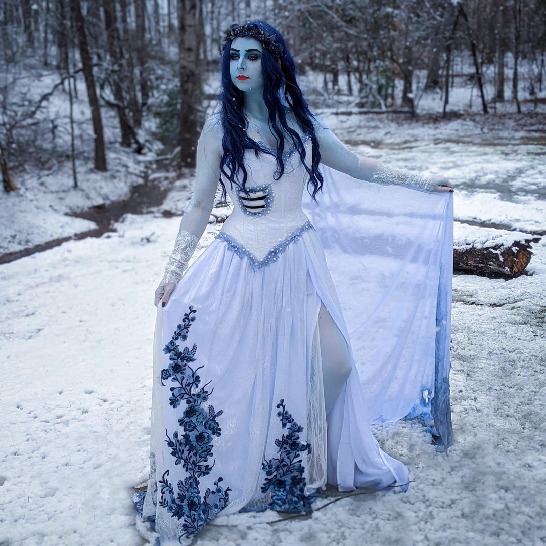 Sample Sale Corpse Bride Emily Costume Cosplay Dress Gown Adult Etsy