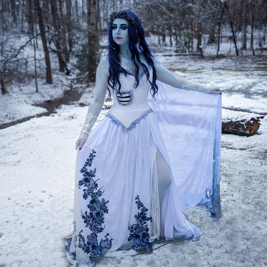 Corpse Bride Costume
 SAMPLE SALE Corpse Bride Emily Costume Cosplay Dress Gown Adult Etsy