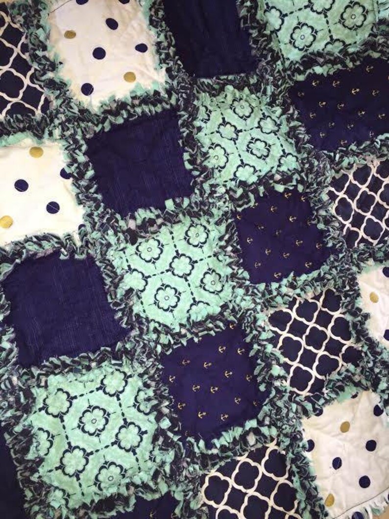 RAG QUILT BEDDING Full / Queen / King Sizes Customized Etsy