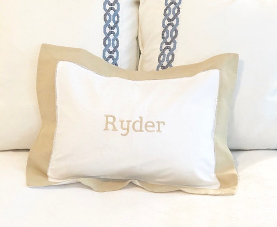 Personalized Pillow Sham Monogrammed Sham Personalized Etsy