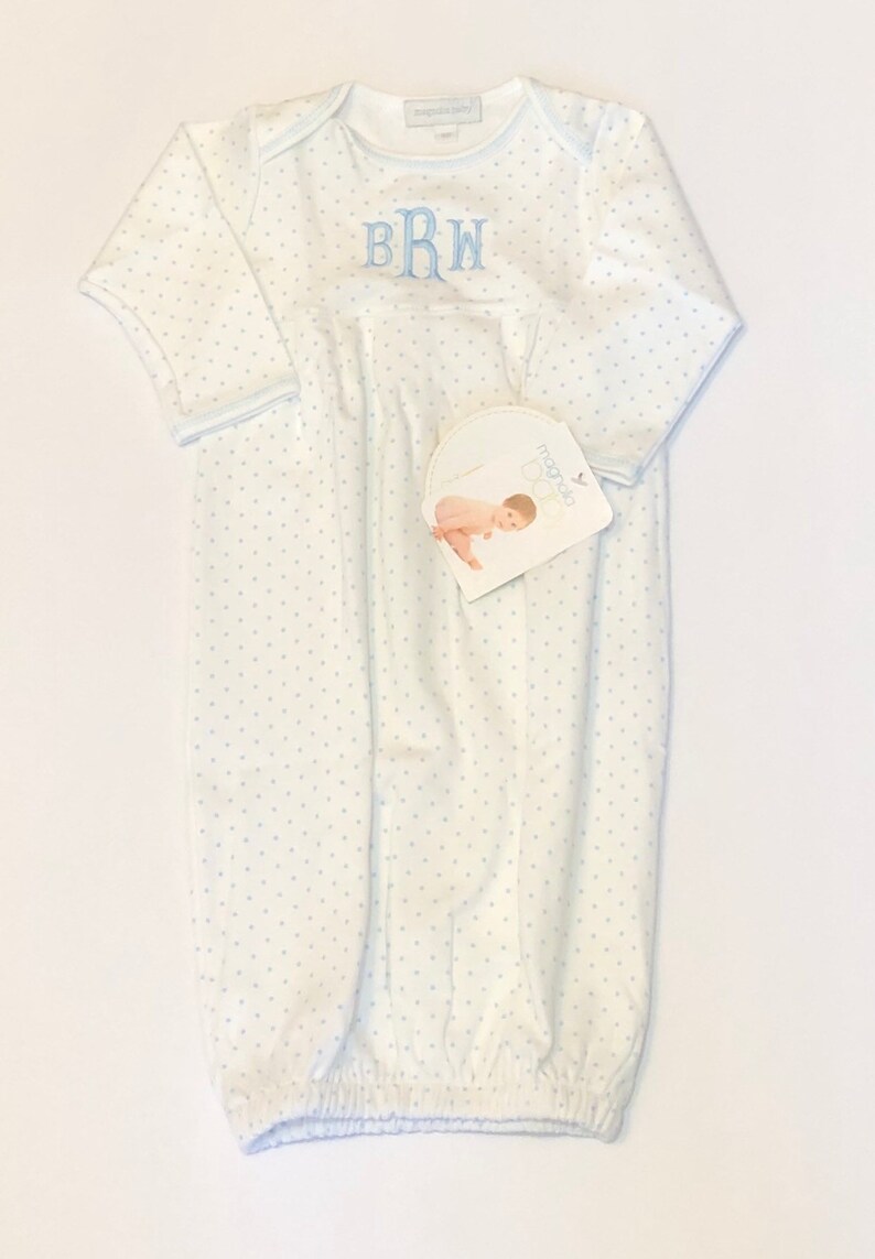 personalized baby gown