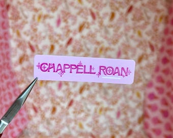 Chappell Roan Name Vinyl Sticker Illustrated Waterproof - small!