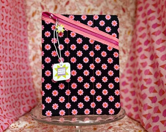Deluxe Large Quilted Book/E-Reader Sleeve - fits large hardcover books/some tablets and laptops