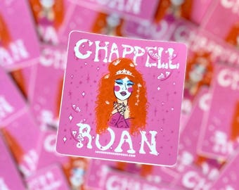 Chappell Roan Vinyl Sticker Illustrated Waterproof