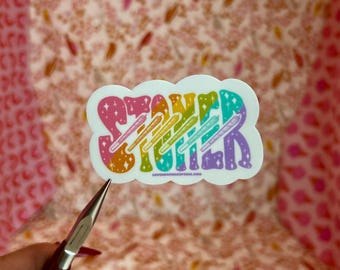 Stoner Vinyl Sticker Illustrated Waterproof