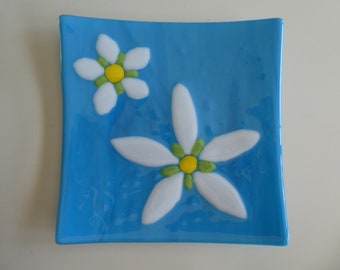 Daisies! 8"x8" plate