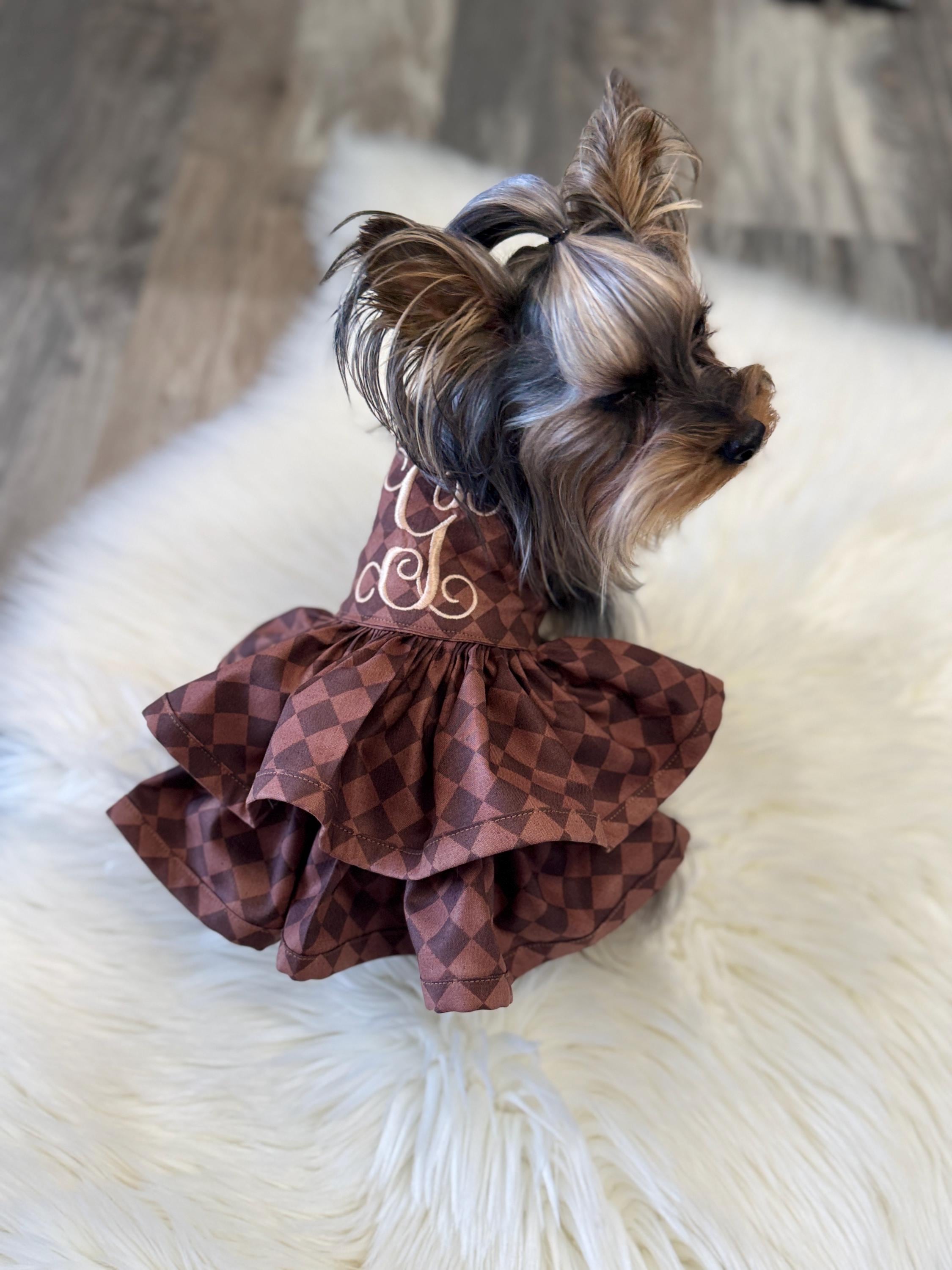 Brown Dog Dress - Etsy