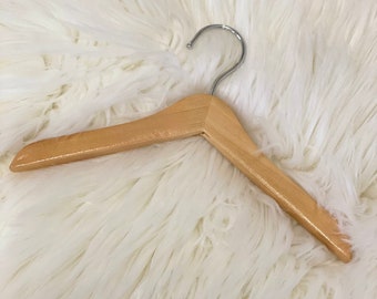 8” wooden hangers for pet clothing