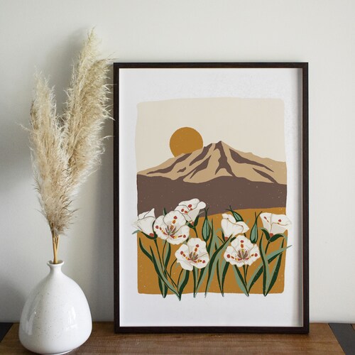 MT. TAM | Mariposa Lily Art Print | Mt. Tamalpais, California