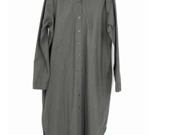 Noctex - Long linen shirt dress